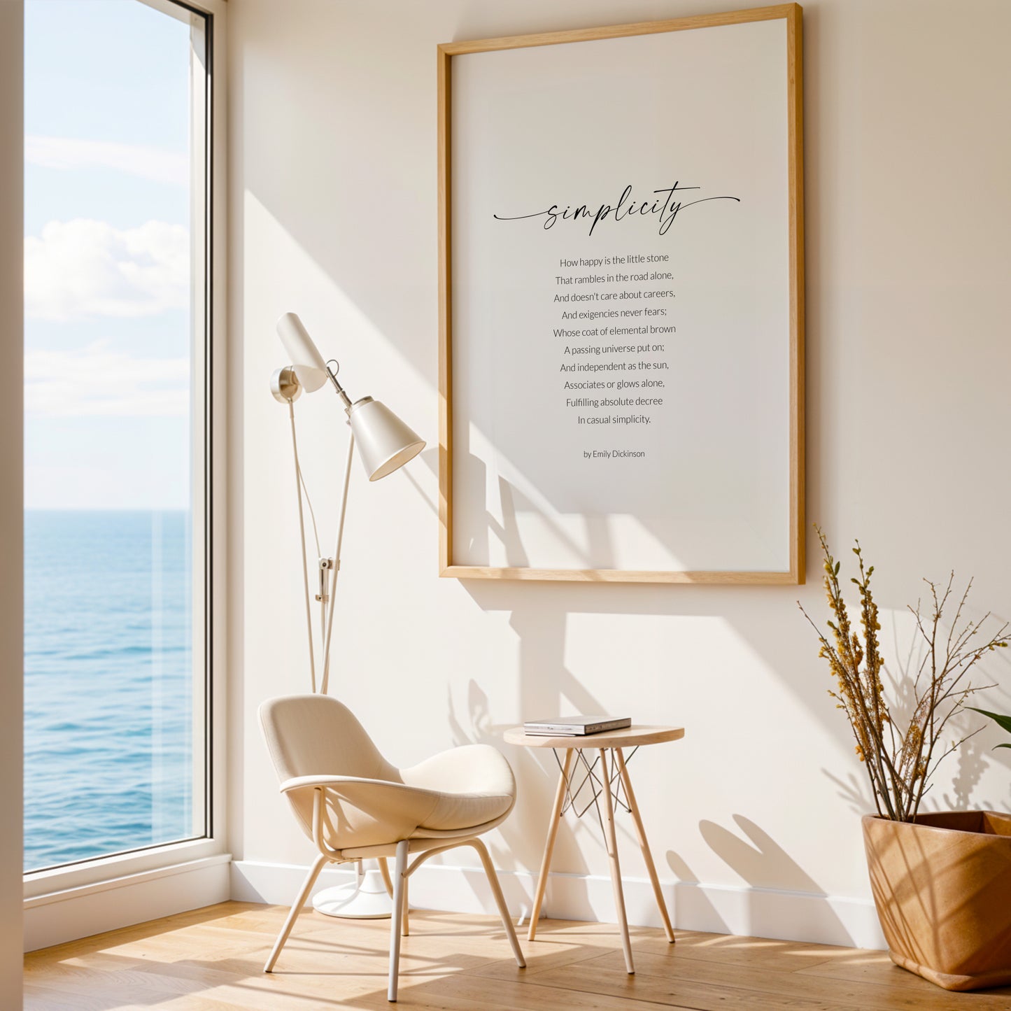 Simplicity by Emily Dickinson Print