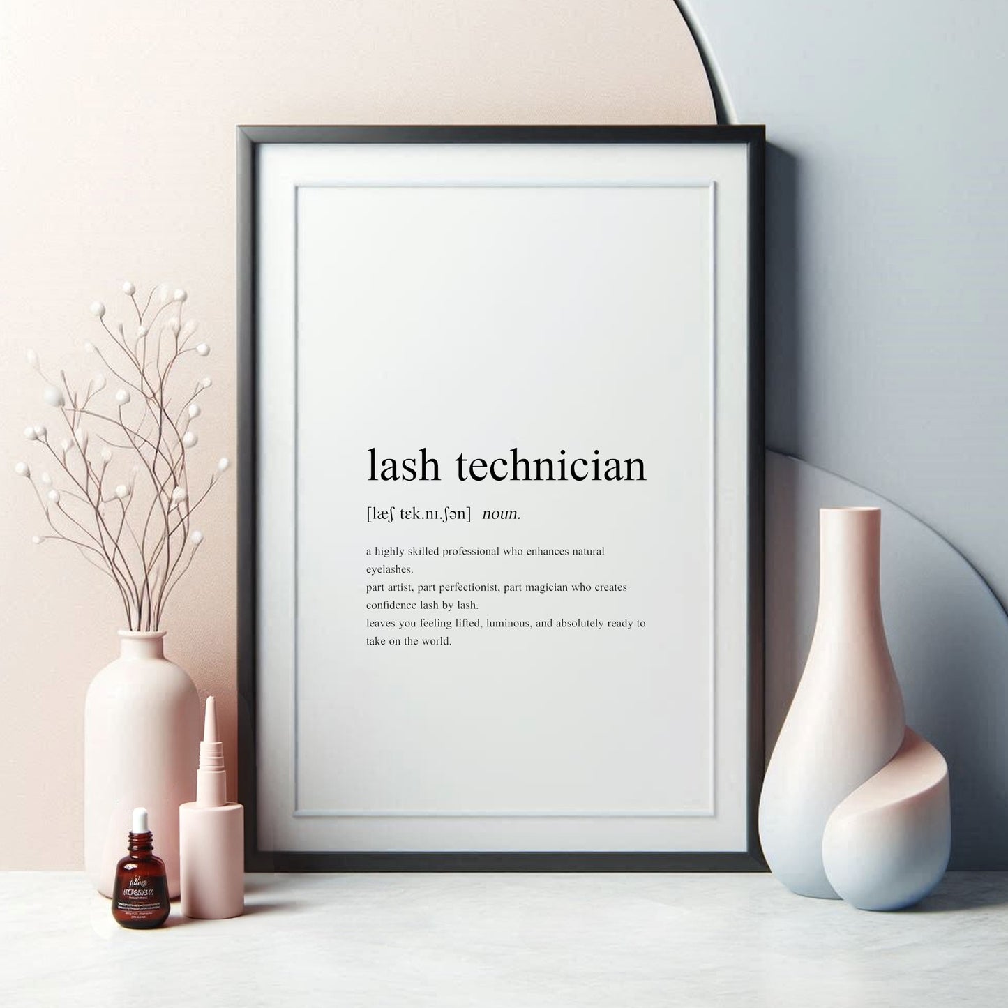 Lash Technician Definition Print