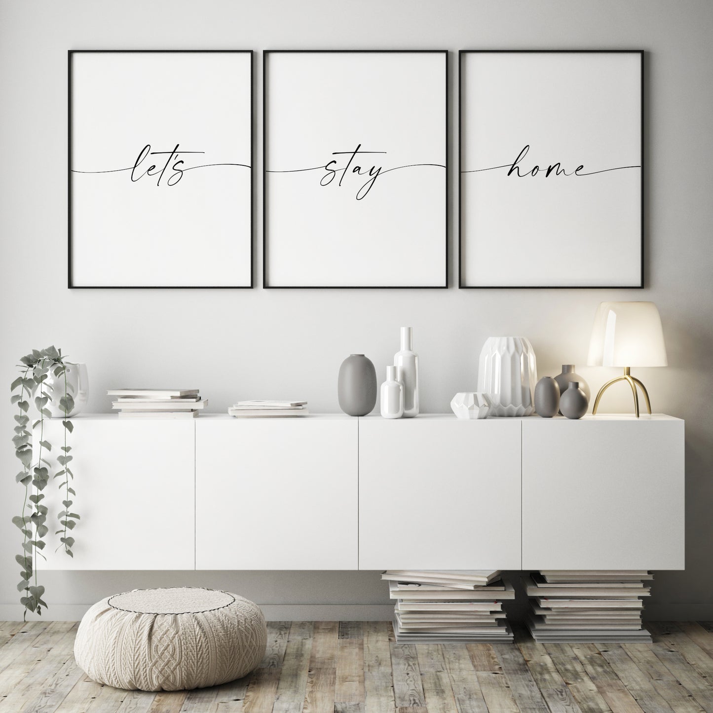 Let's Stay Home Prints (Set of 3)