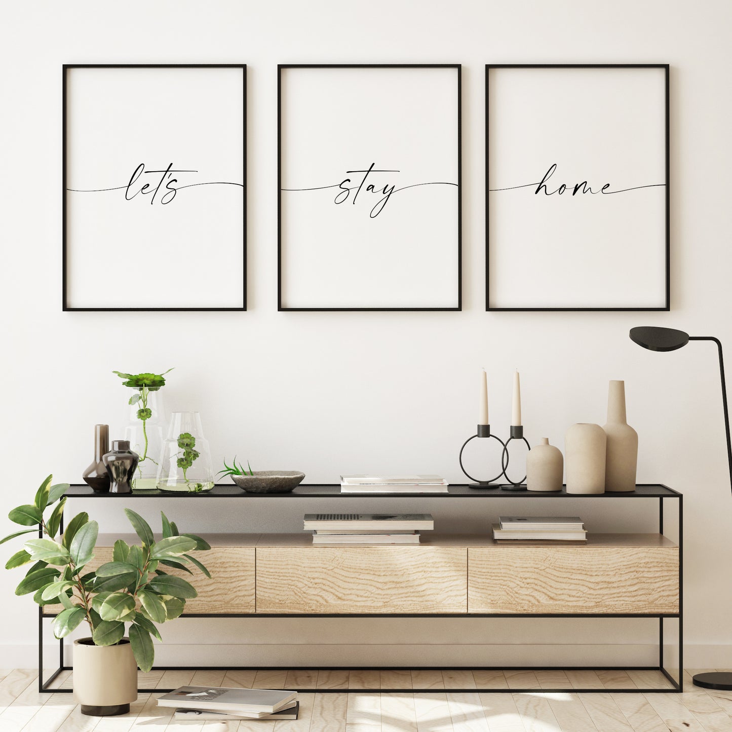 Let's Stay Home Prints (Set of 3)