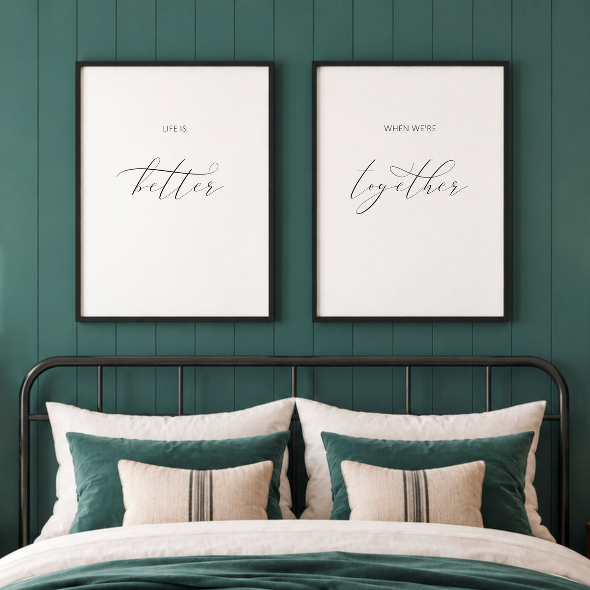 Life Is Better When We're Together Prints (Set of 2)