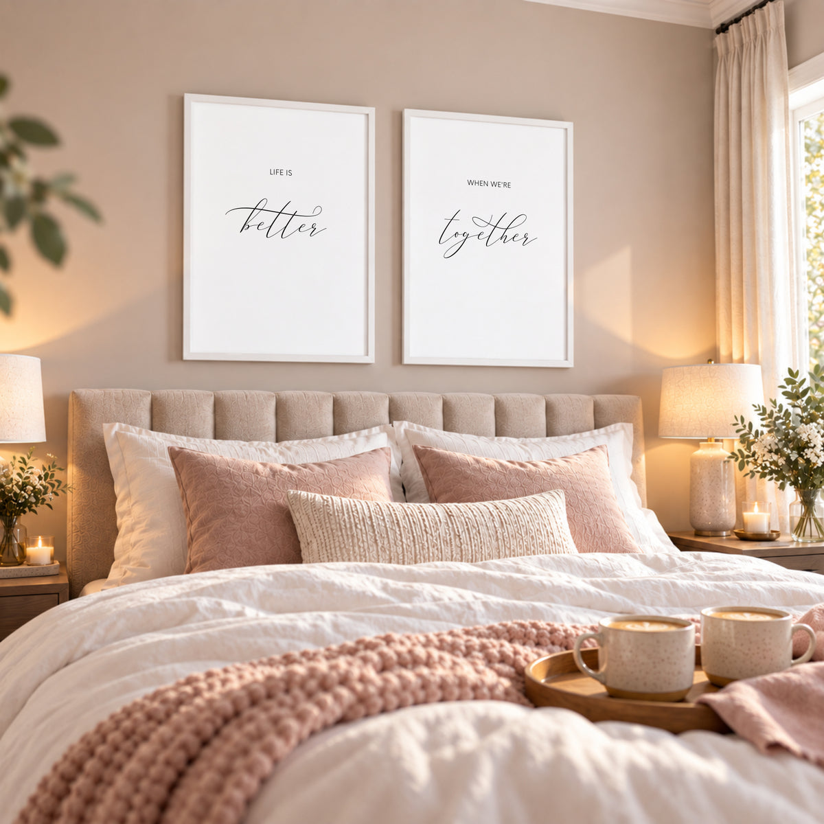 Life Is Better When We're Together Prints (Set of 2)