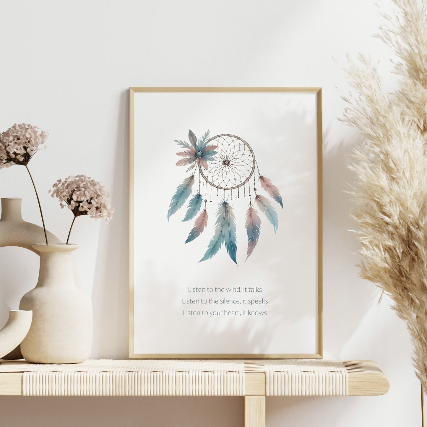 Listen To The Wind, It Talks Print