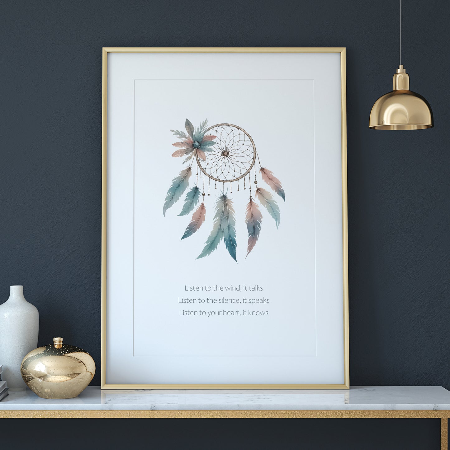 Listen To The Wind, It Talks Print