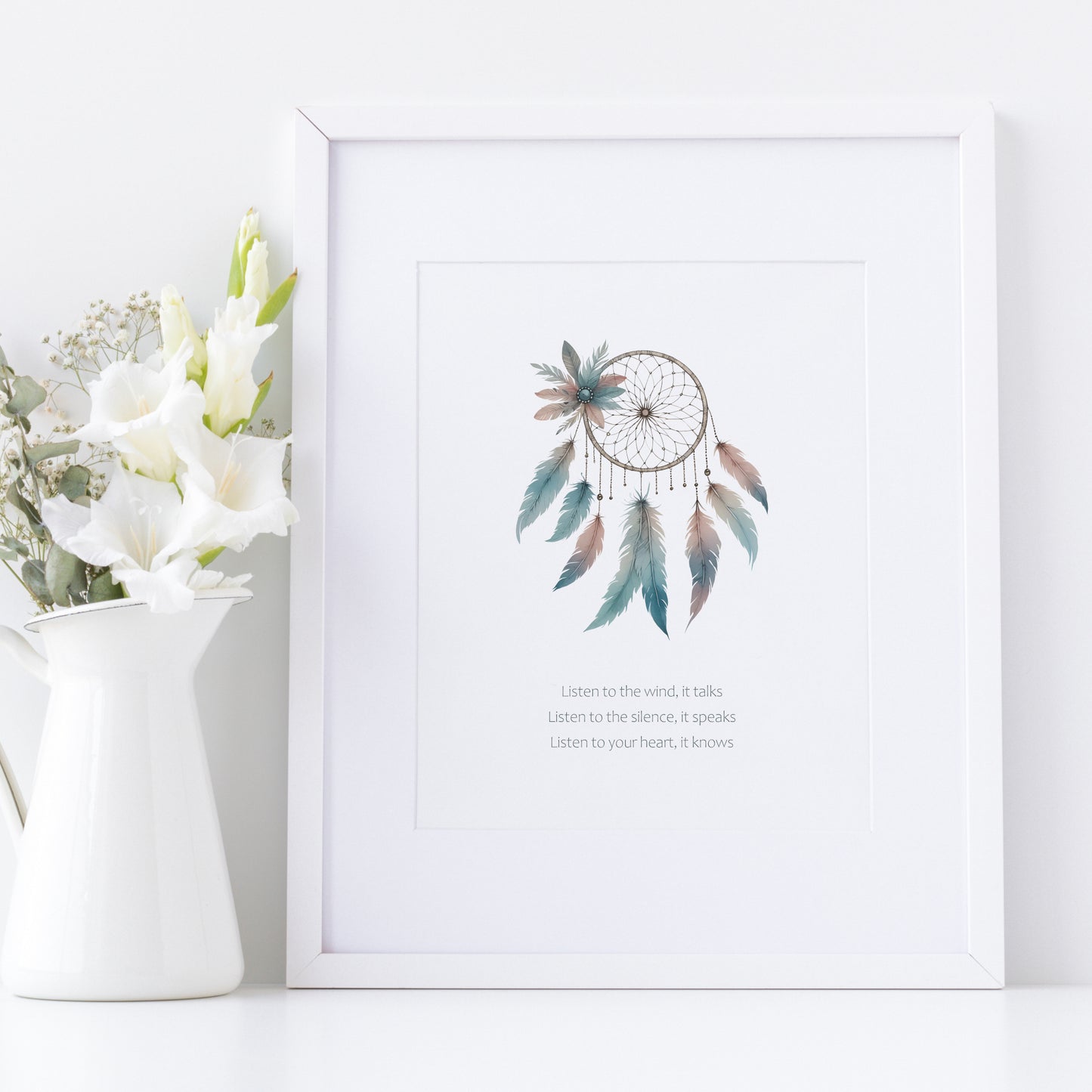 Listen To The Wind, It Talks Print