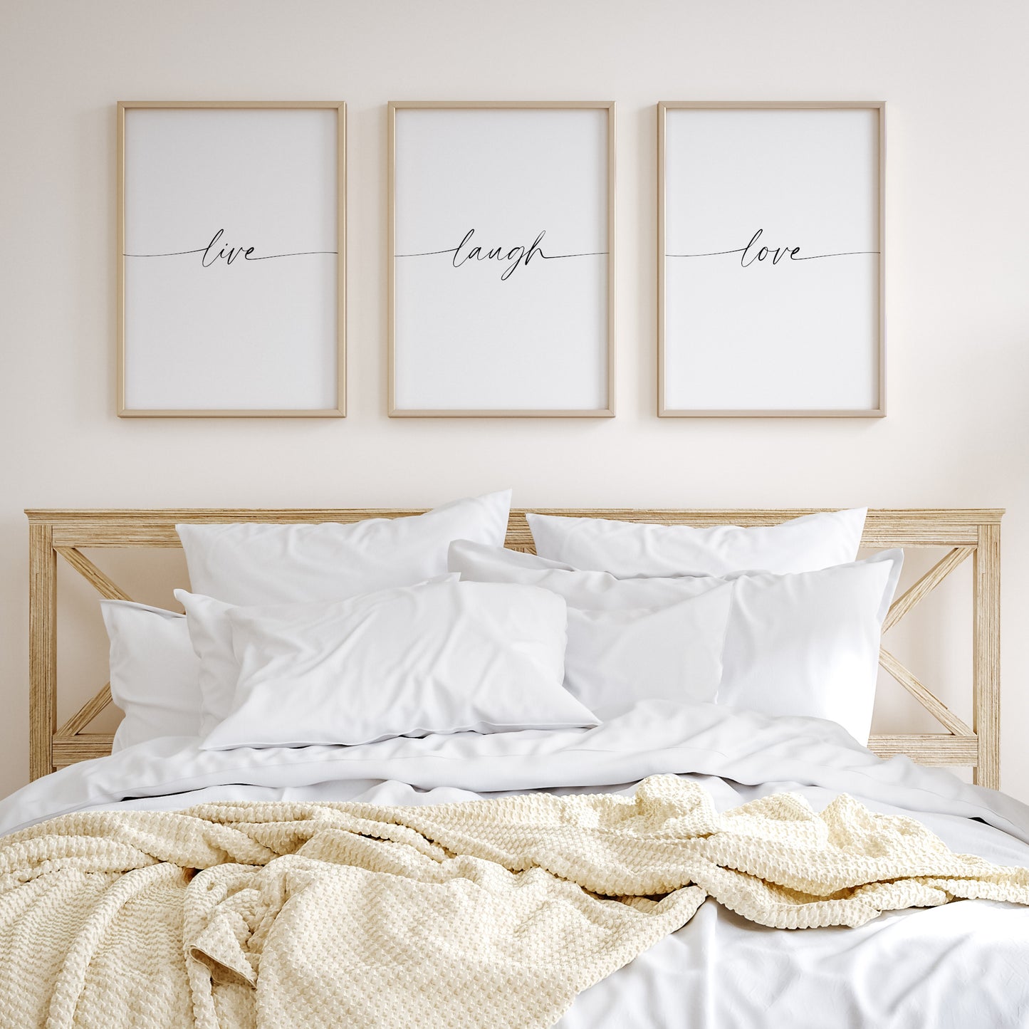 Live, Laugh, Love Prints (Set of 3)