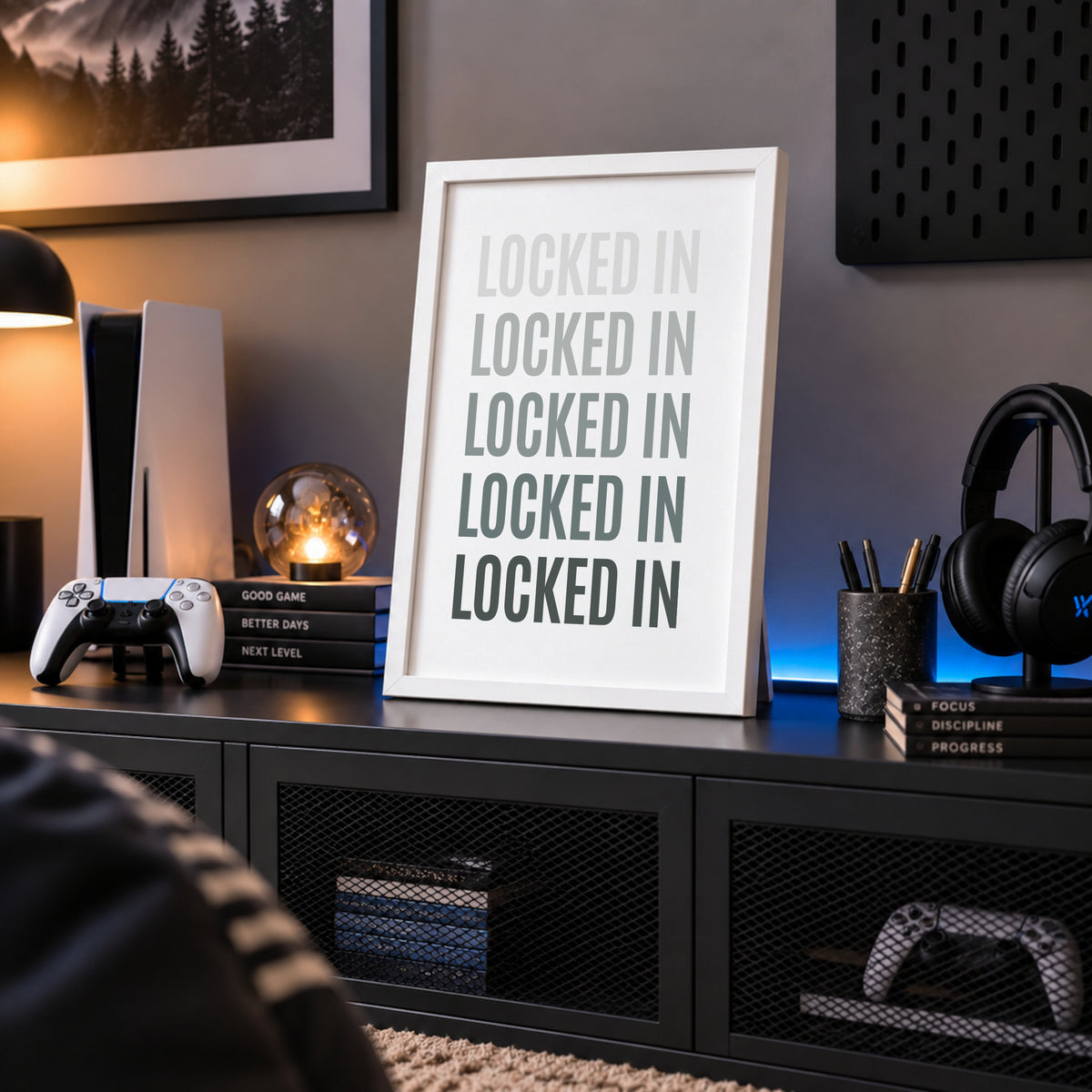 Locked In Print