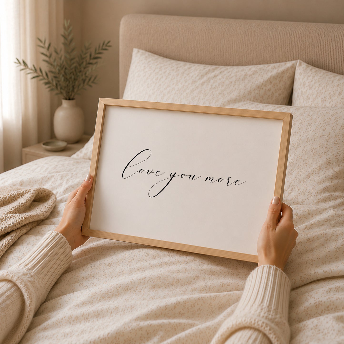 Love You More Landscape Print