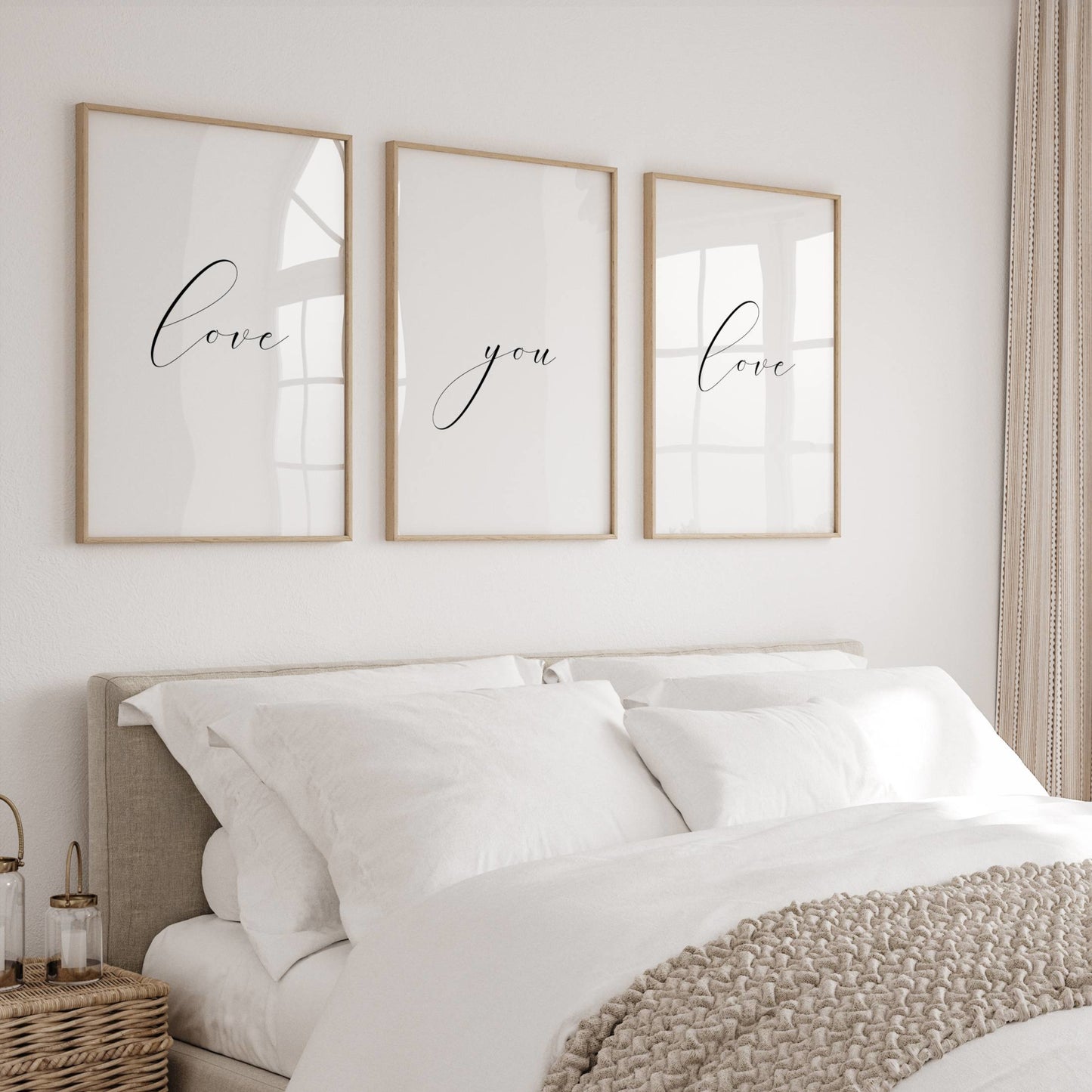 Love You More Prints (Set of 3)
