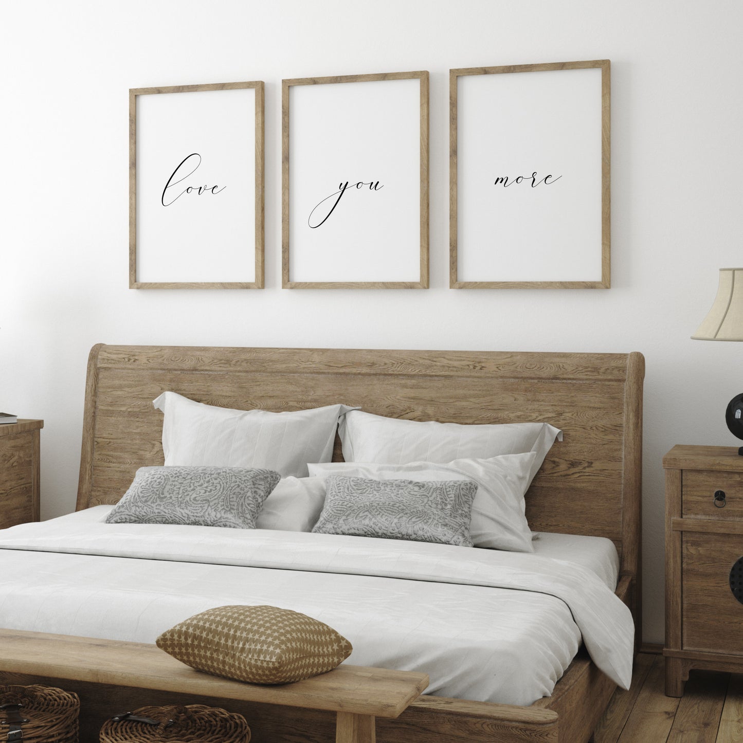 Love You More Prints (Set of 3)
