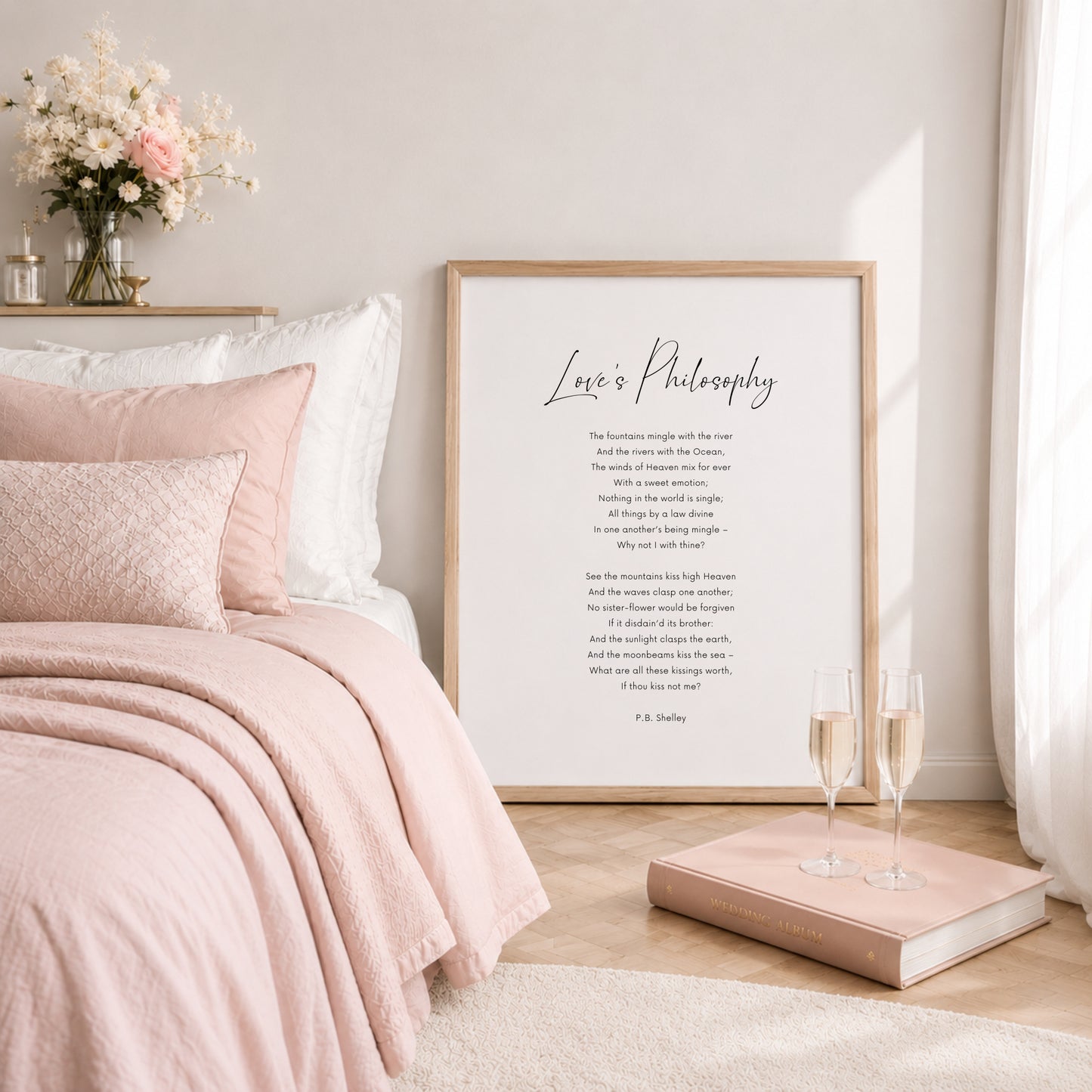 Love's Philosophy by P.B. Shelley Print