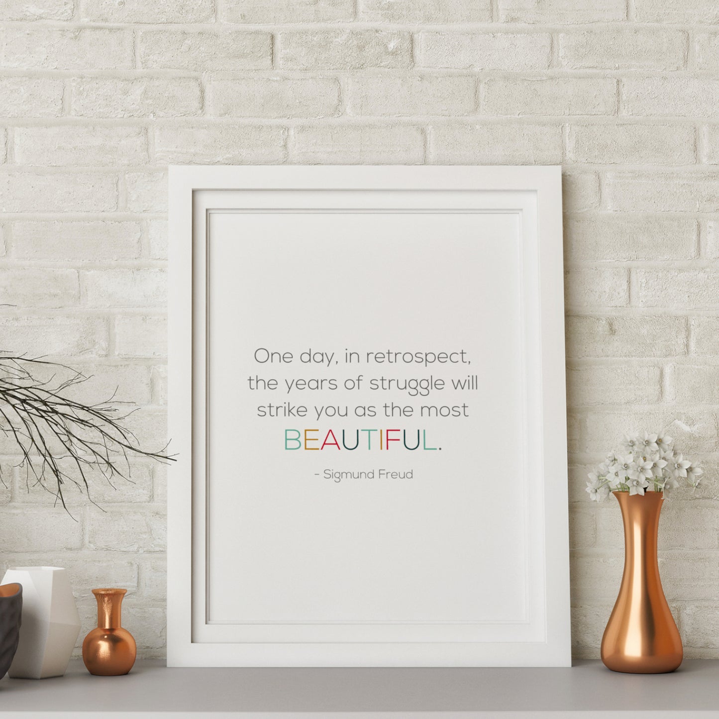 One Day In Retrospect from Sigmund Freud Print