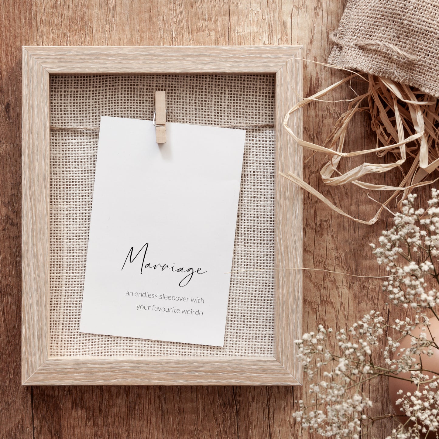 Marriage, An Endless Sleepover Print