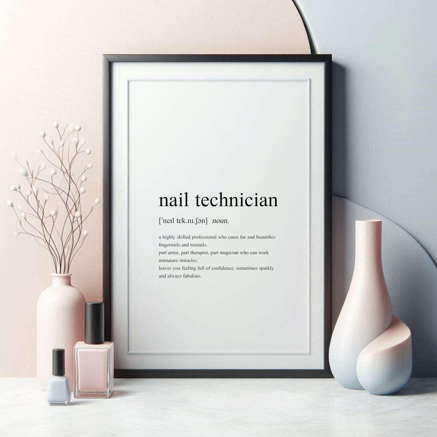Nail Technician Definition Print