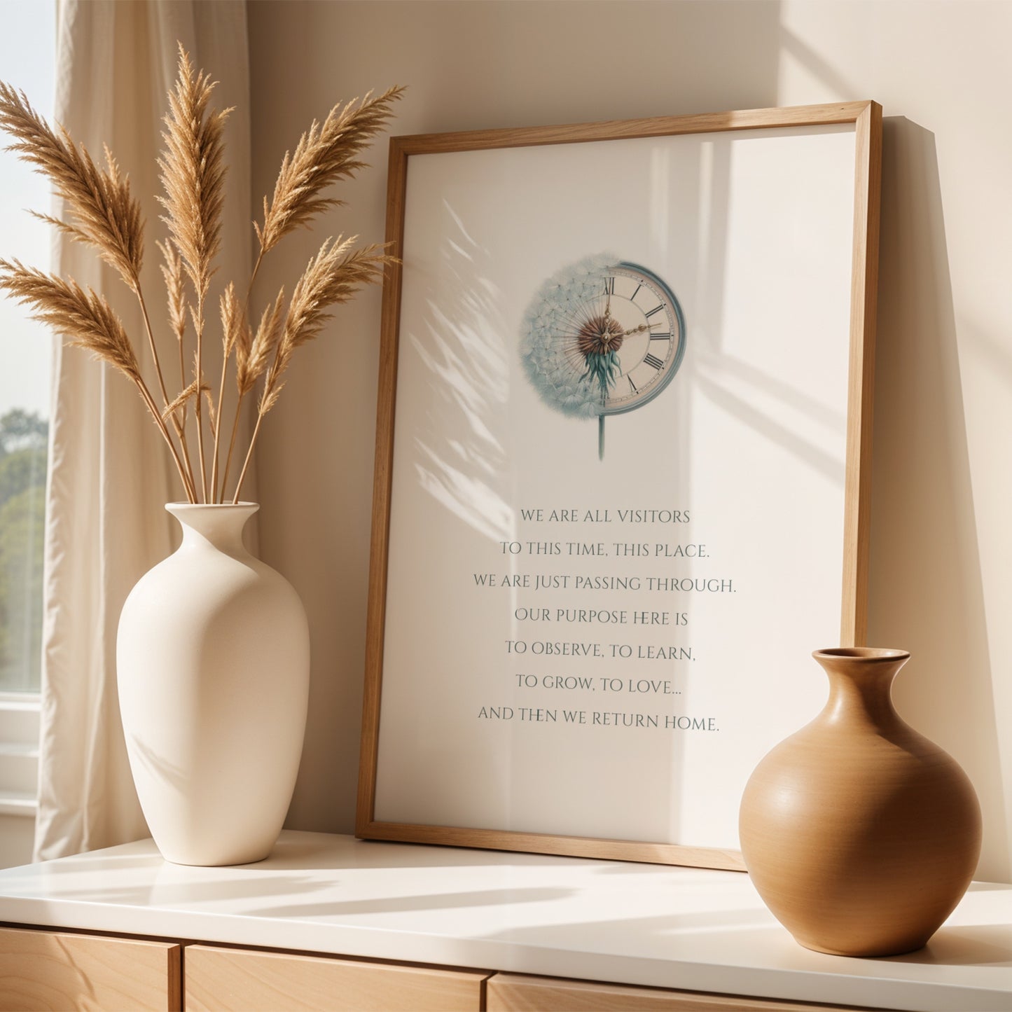 We Are All Visitors To This Time Print