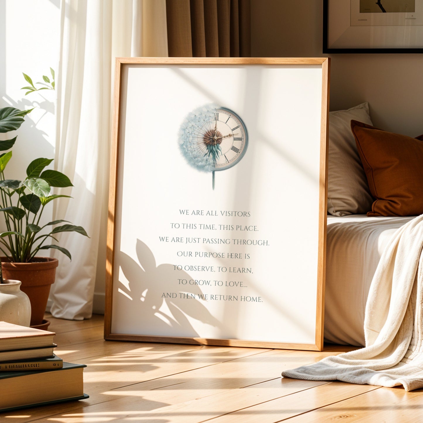 We Are All Visitors To This Time Print