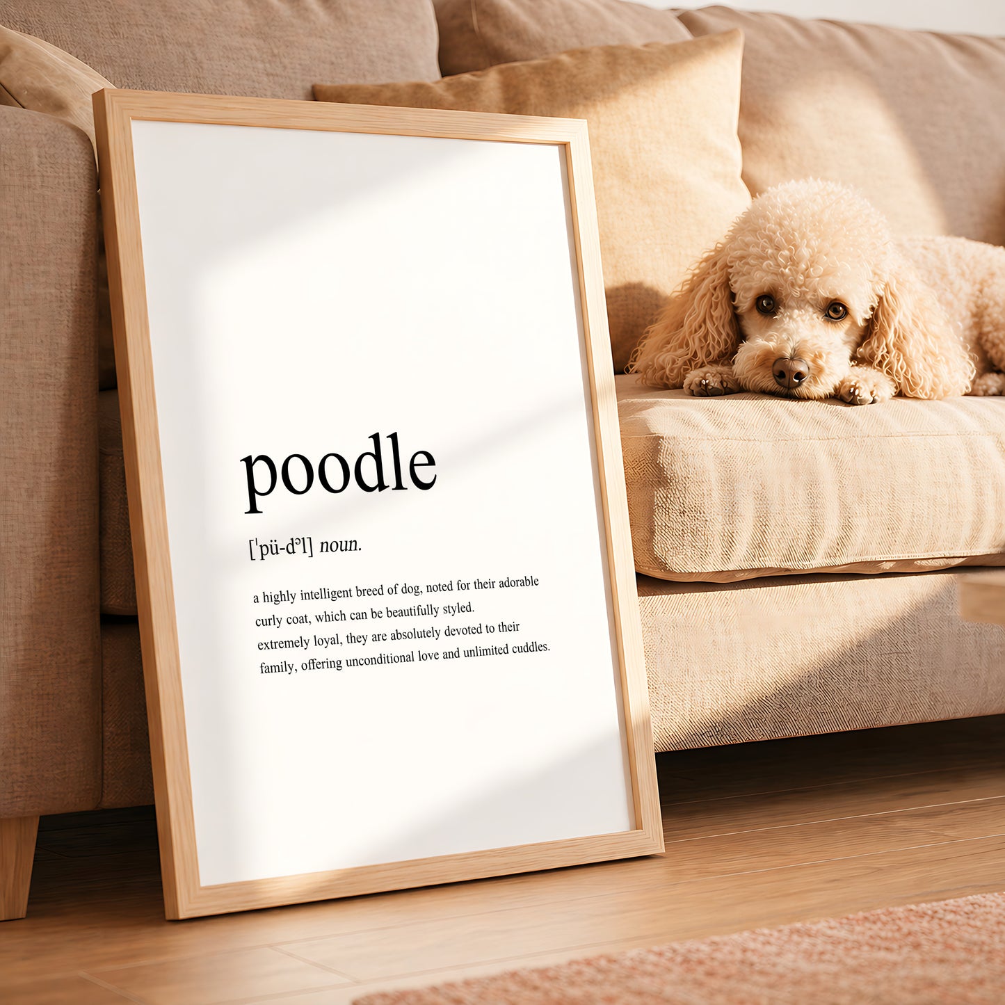 Poodle Definition Print