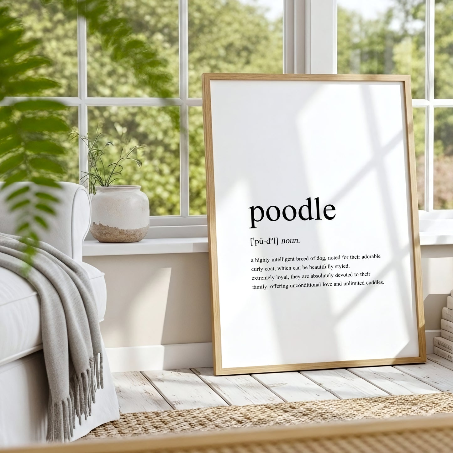 Poodle Definition Print