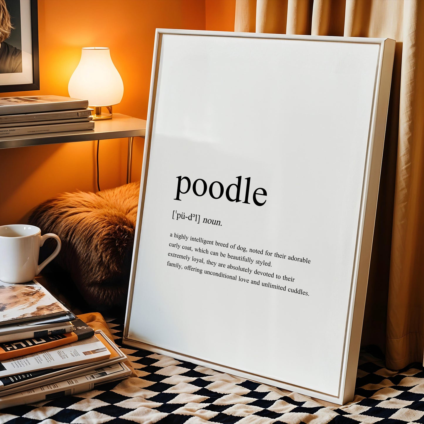 Poodle Definition Print