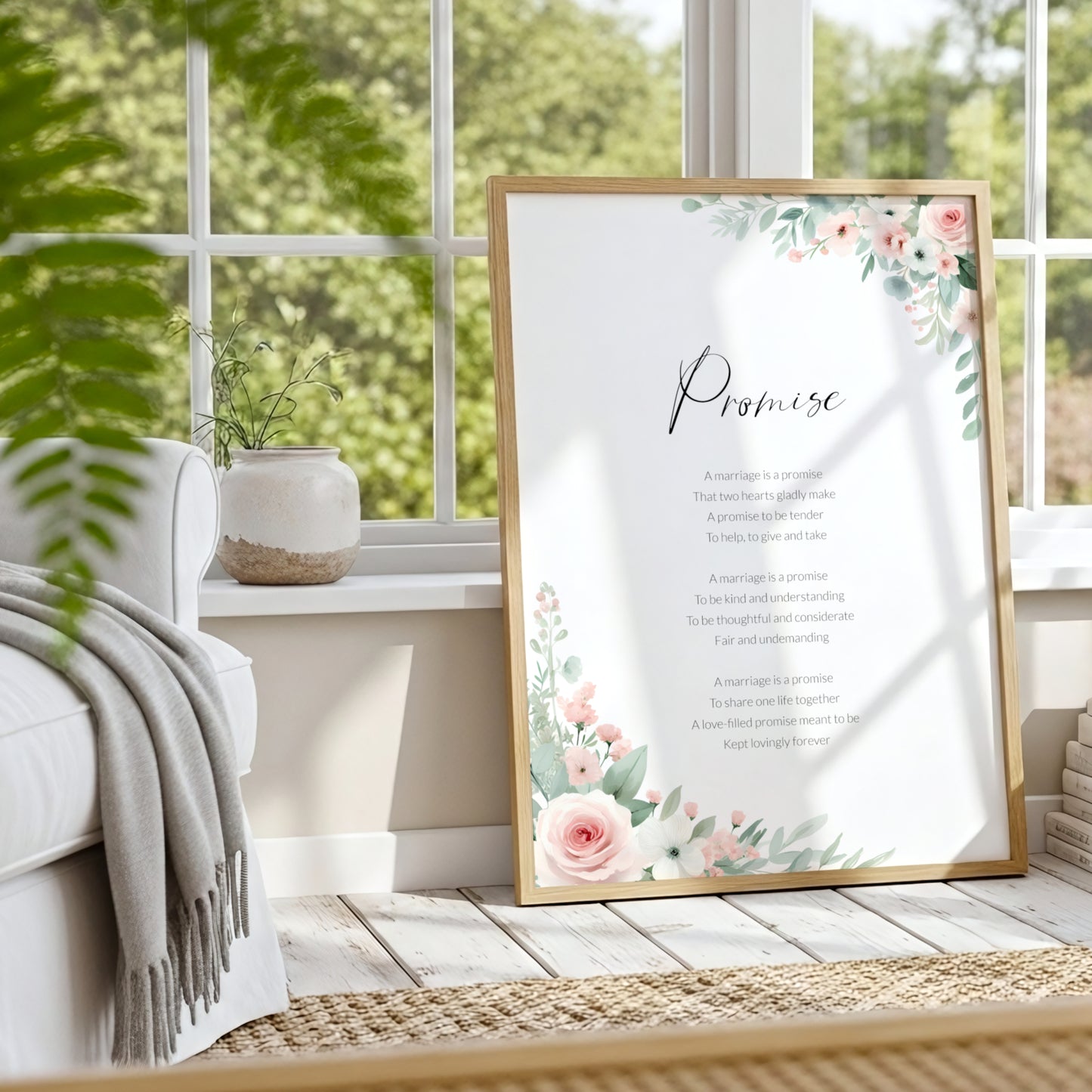 A Marriage Is A Promise Print