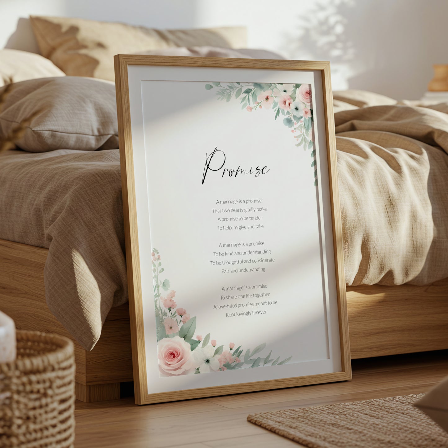 A Marriage Is A Promise Print