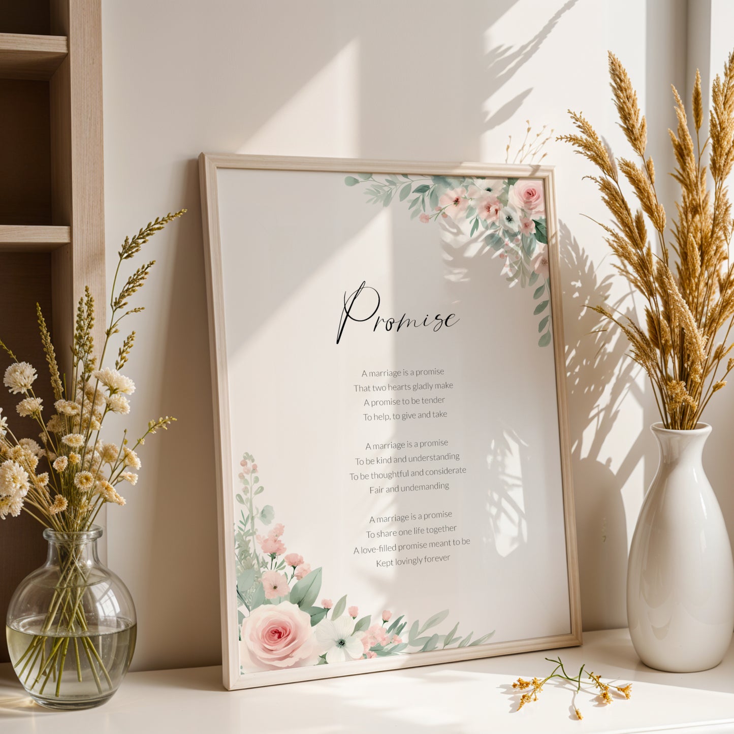 A Marriage Is A Promise Print