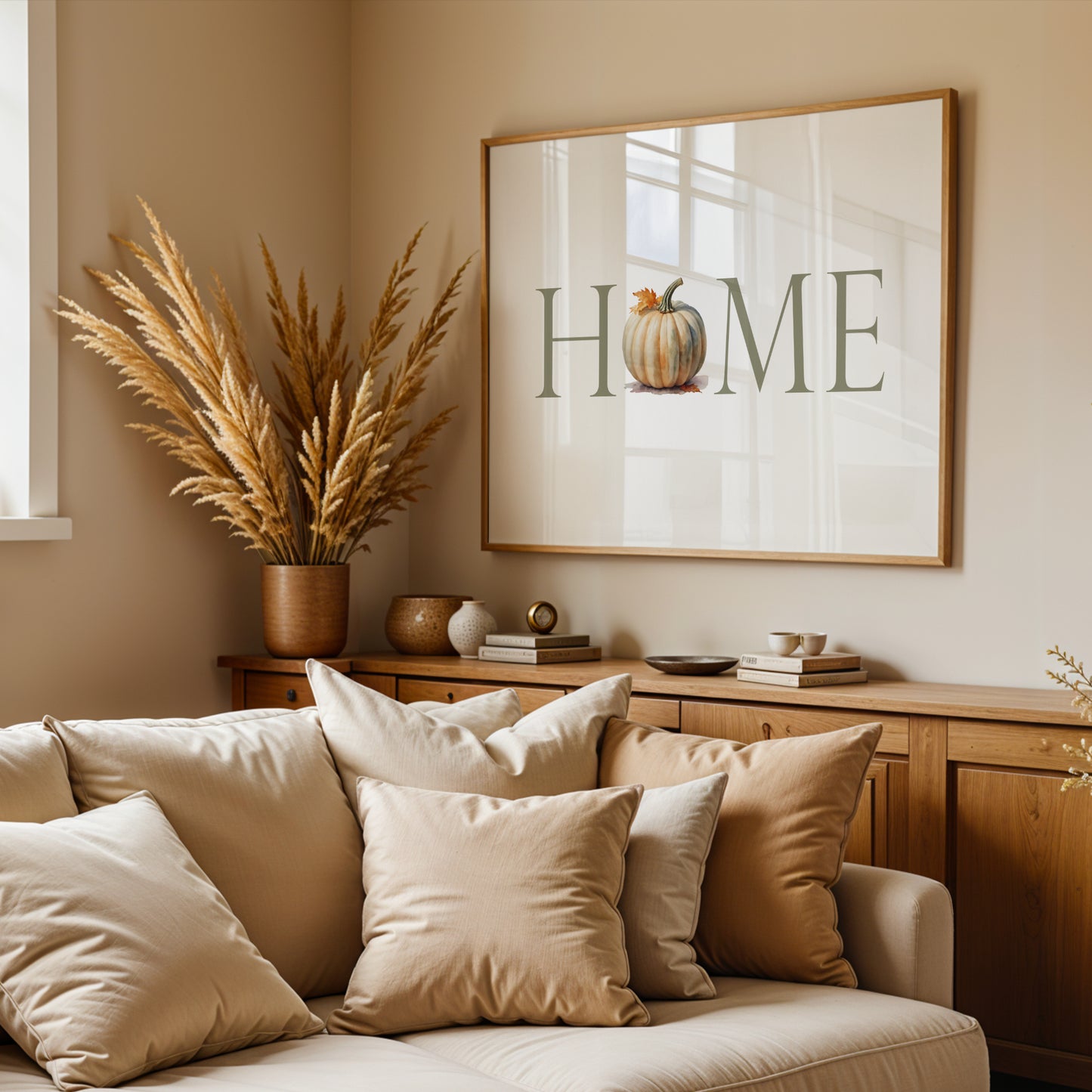 HOME Pumpkin Print