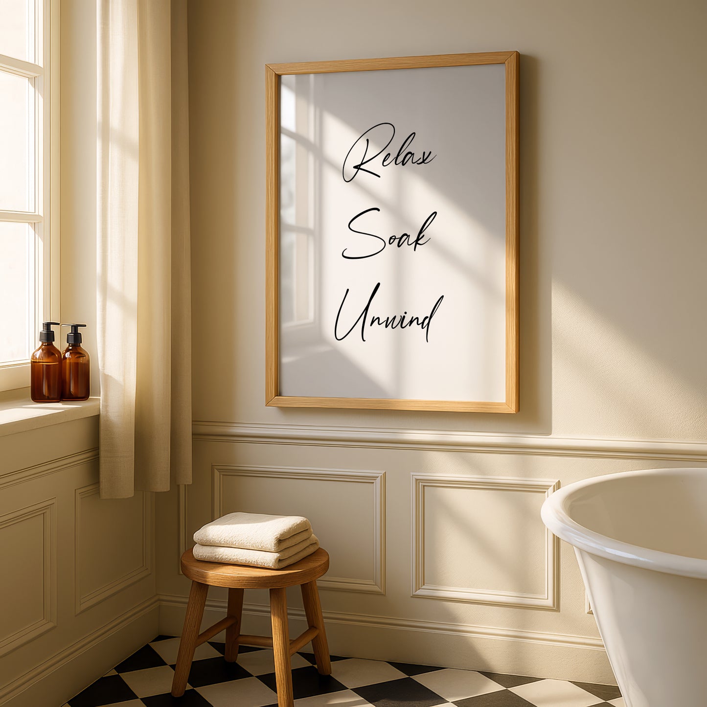 Relax Soak Unwind Print
