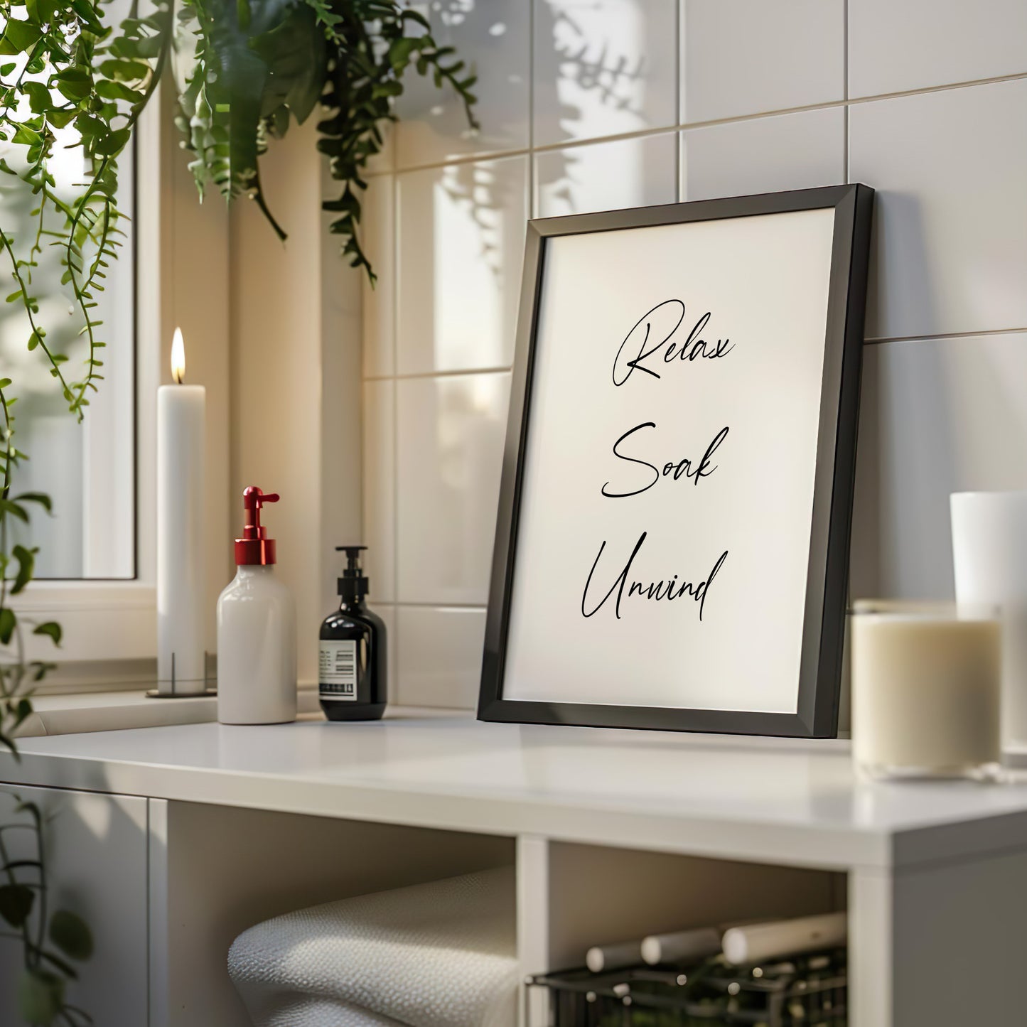 Relax Soak Unwind Print