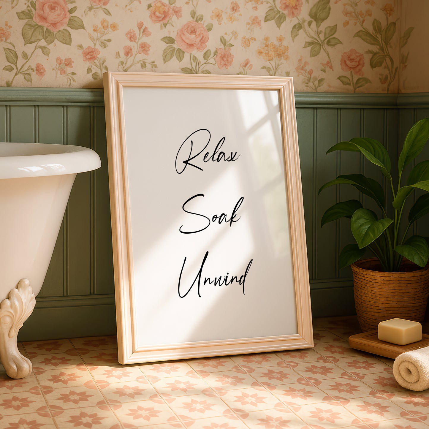 Relax Soak Unwind Print