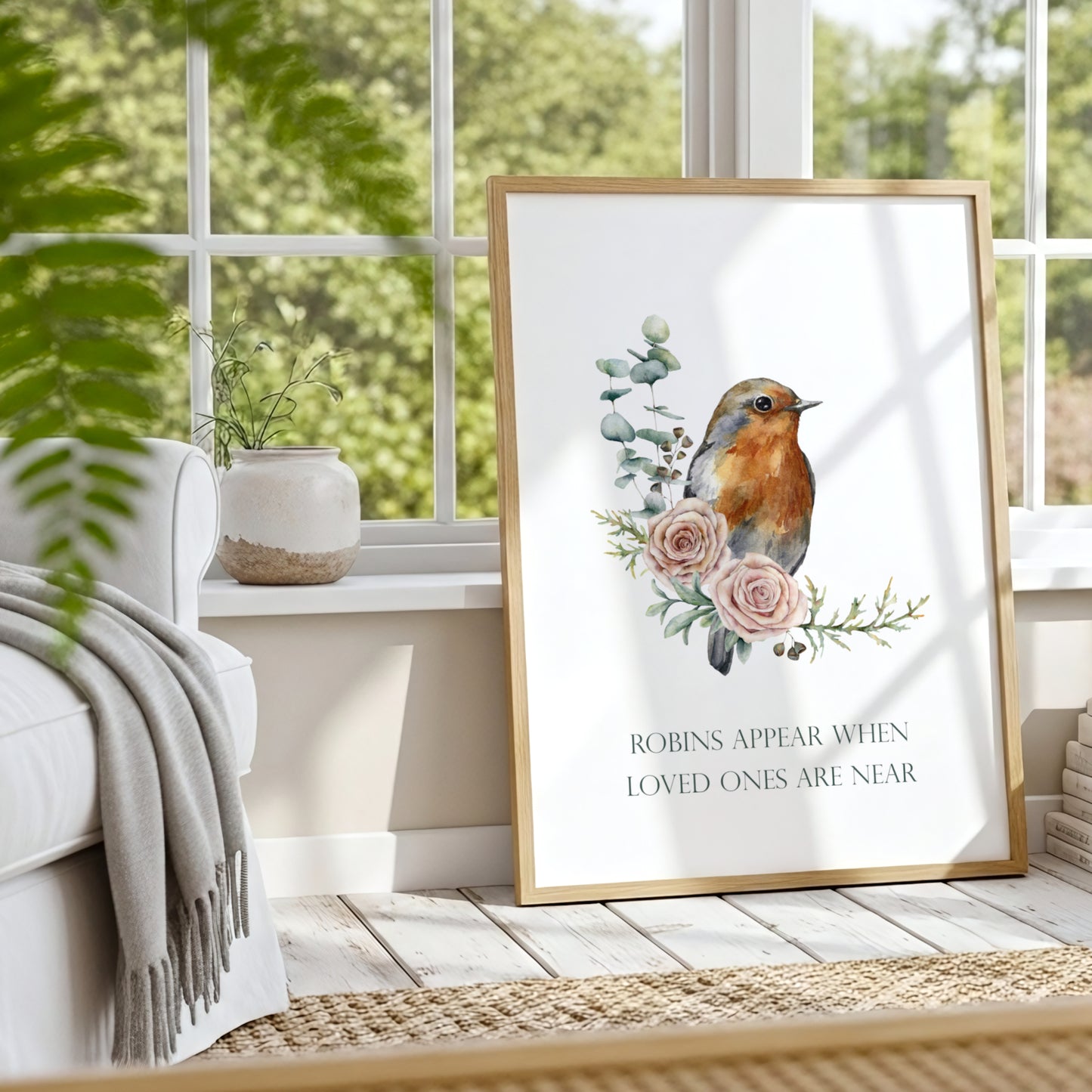 Robins Appear When Loved Ones Are Near Print