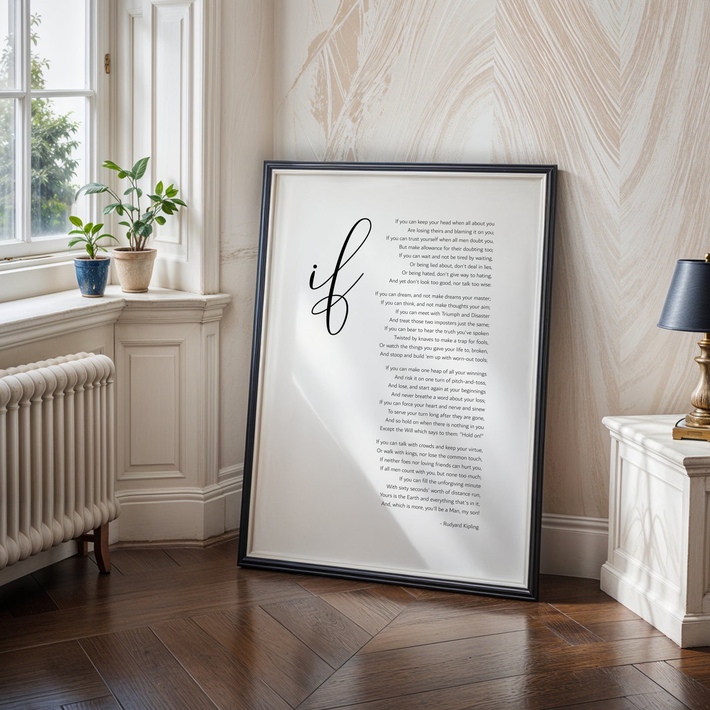 If by Rudyard Kipling Print