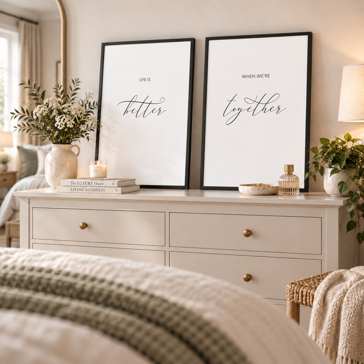 Life Is Better When We're Together Prints (Set of 2)