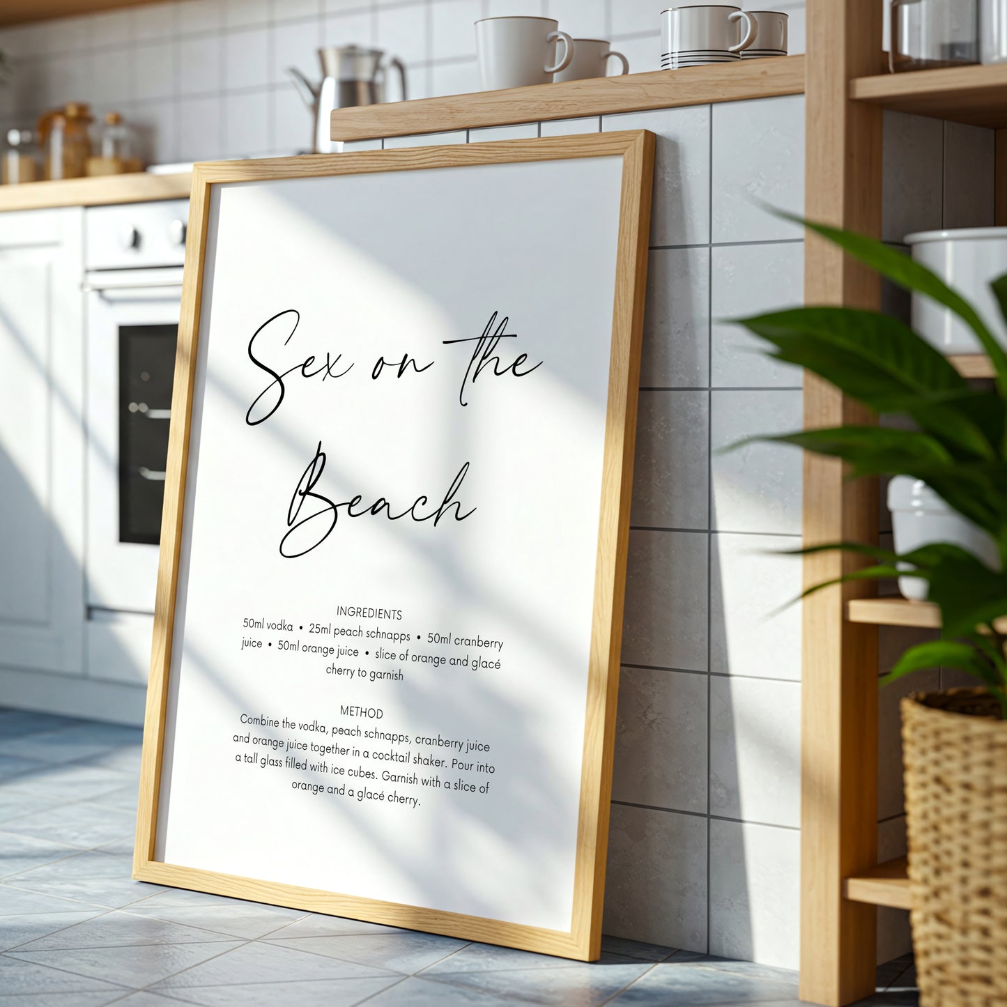 Sex On The Beach Cocktail Recipe Print