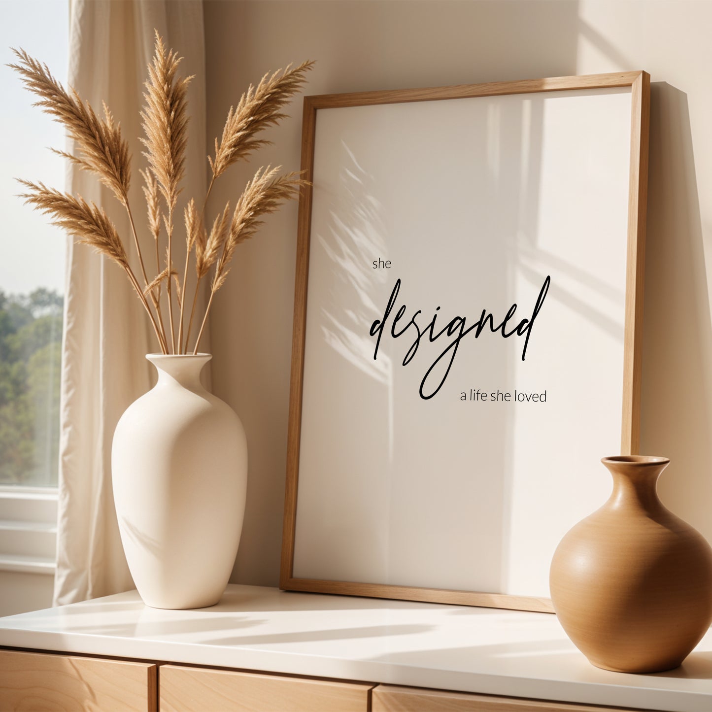 She Designed A Life She Loved Print