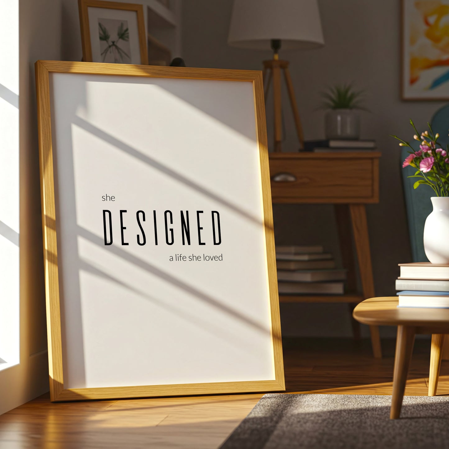 She Designed A Life She Loved Print