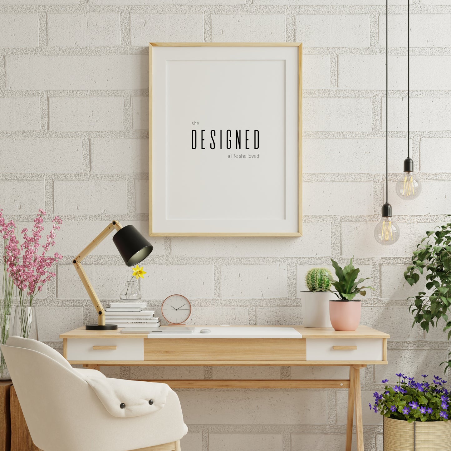 She Designed A Life She Loved Print