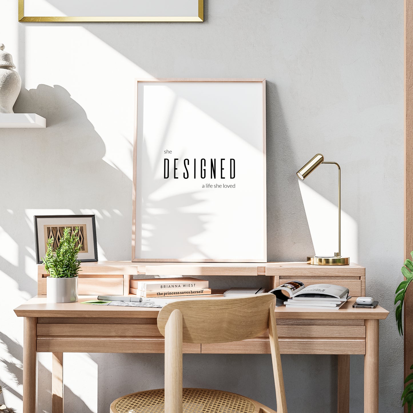 She Designed A Life She Loved Print
