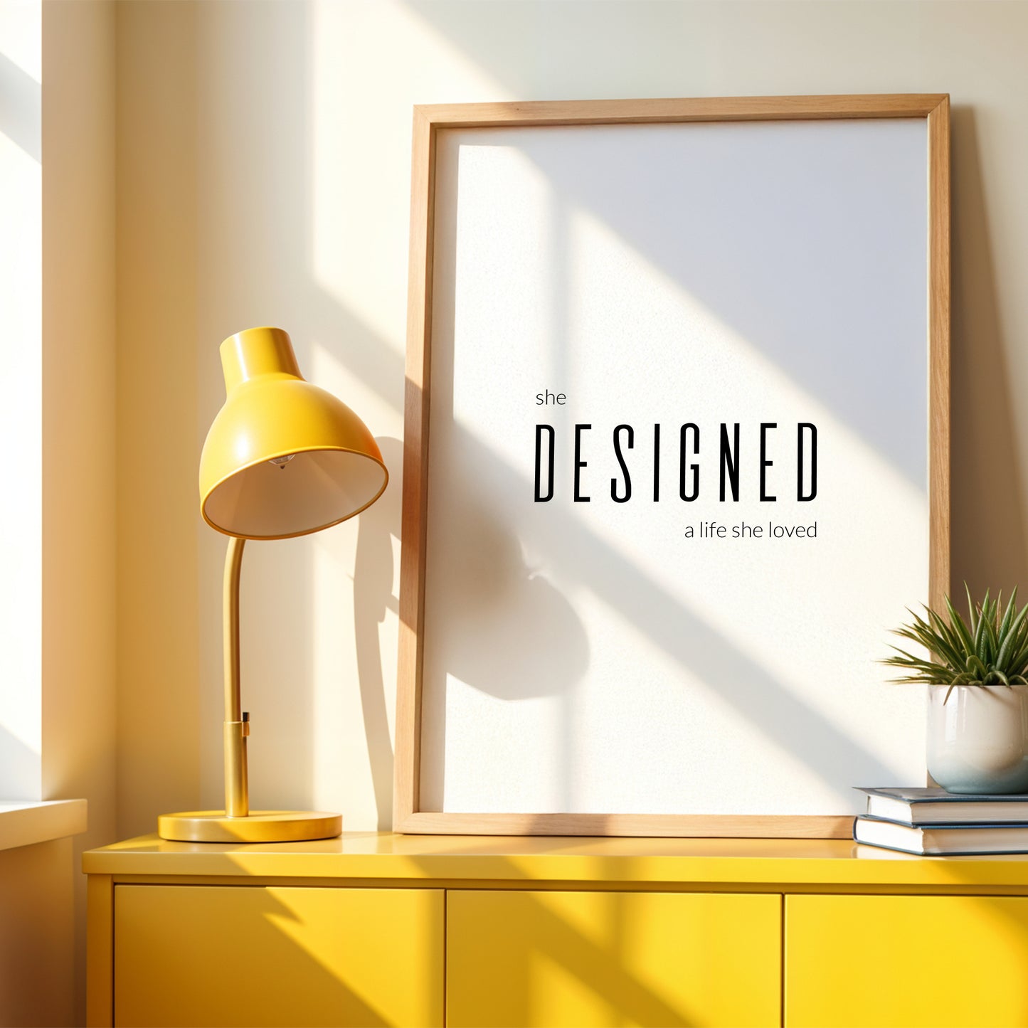 She Designed A Life She Loved Print