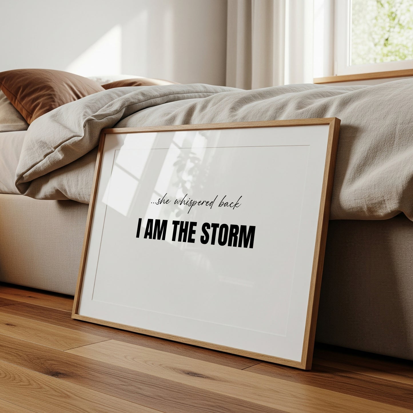 She Whispered Back I Am The Storm Print