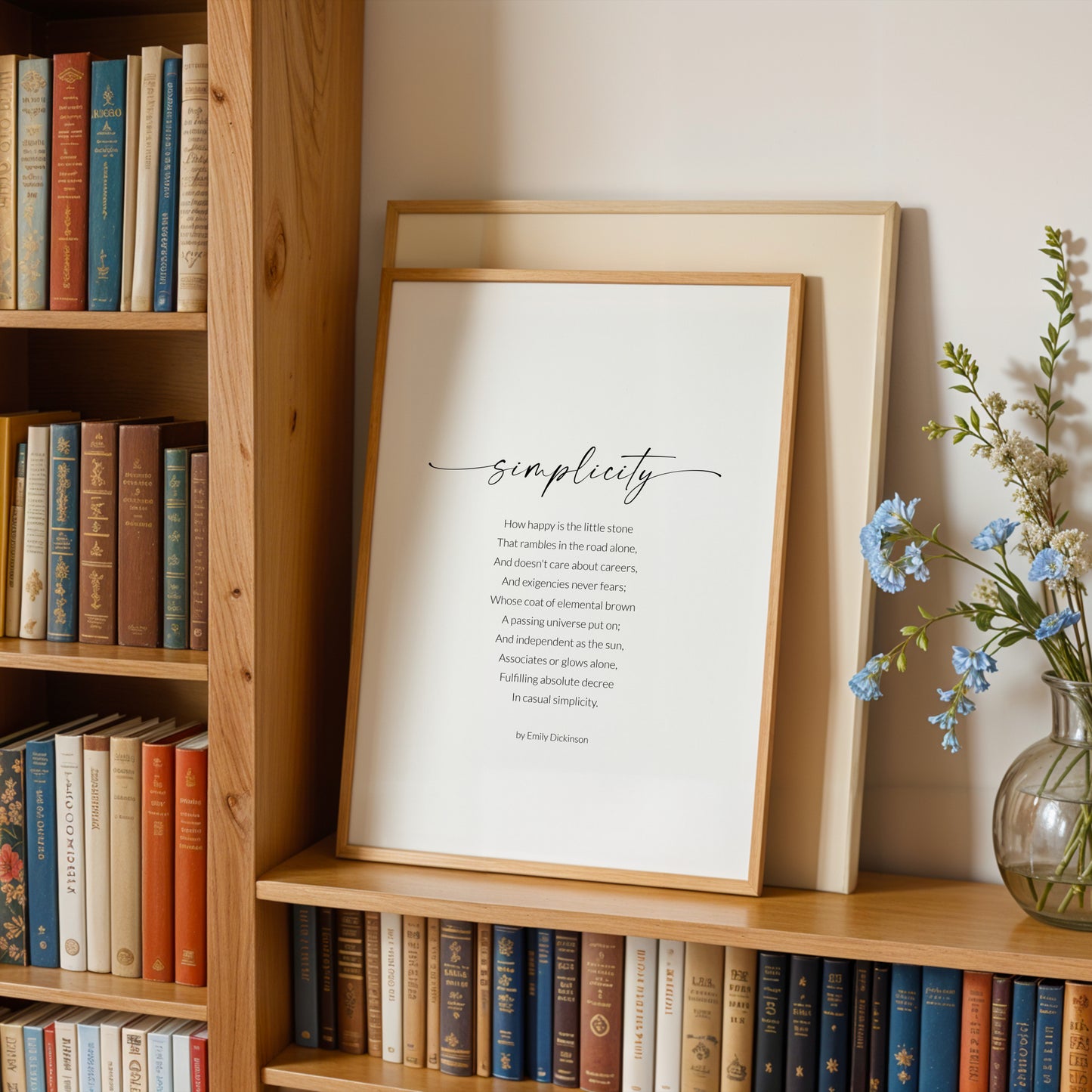 Simplicity by Emily Dickinson Print