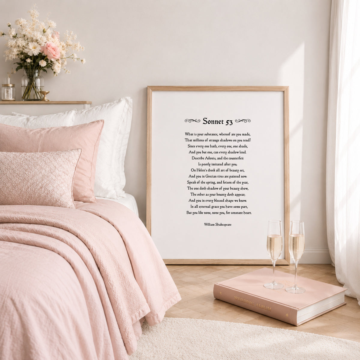 Constant Heart Print (Shakespeare's Sonnet 53)