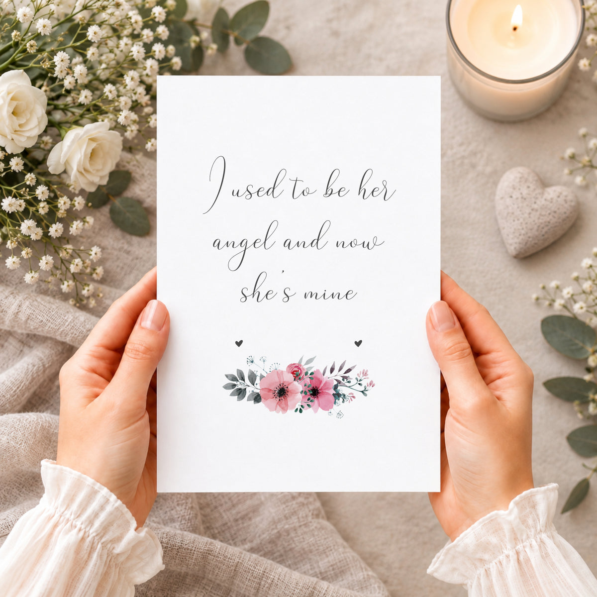 I Used To Be Her Angel And Now She's Mine Print