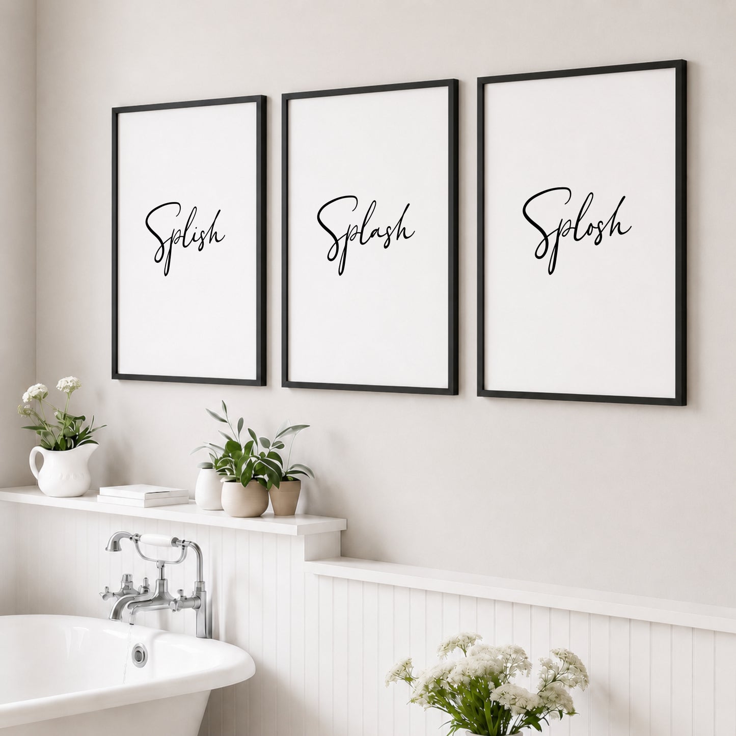 Splish Splash Splosh Prints (Set of 3)