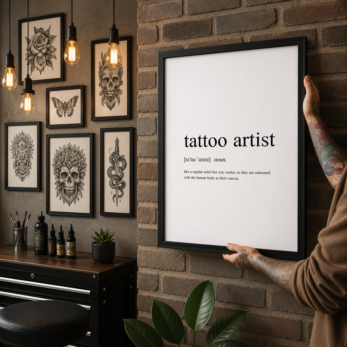 Tattoo Artist Definition Print