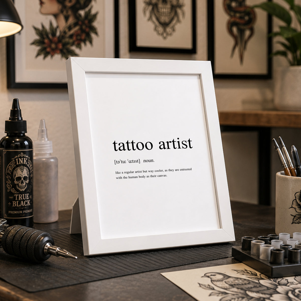 Tattoo Artist Definition Print