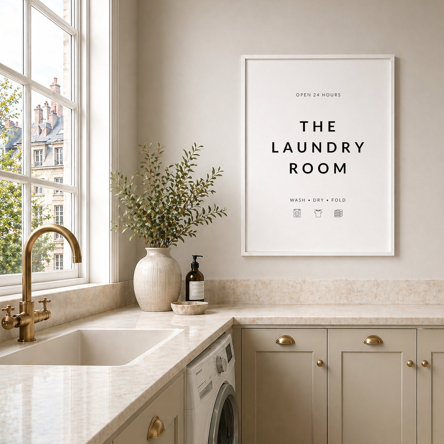 The Laundry Room Wash Dry Fold Print