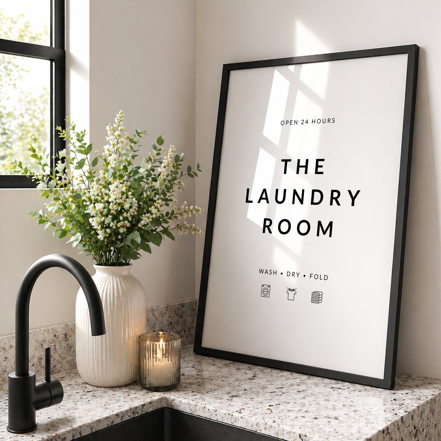 The Laundry Room Wash Dry Fold Print