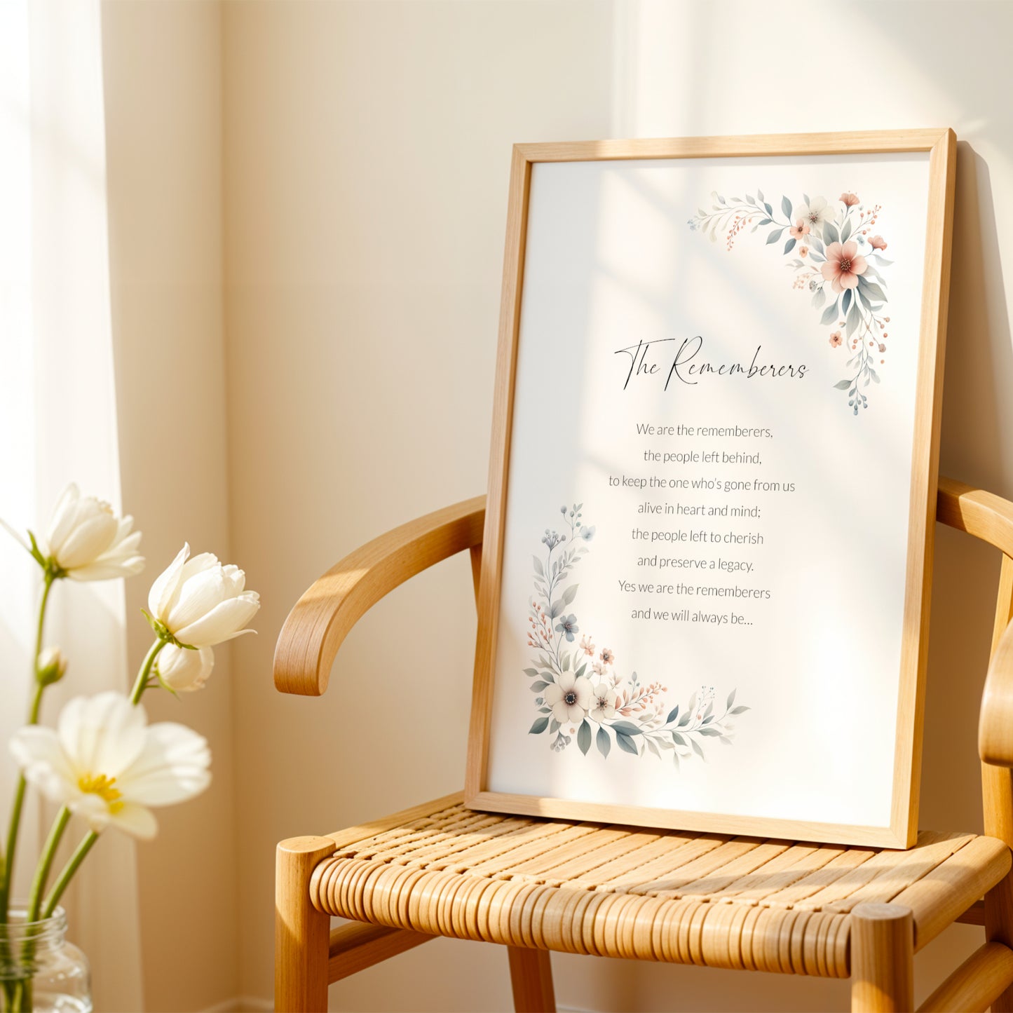The Rememberers Print | Poem (Unknown)