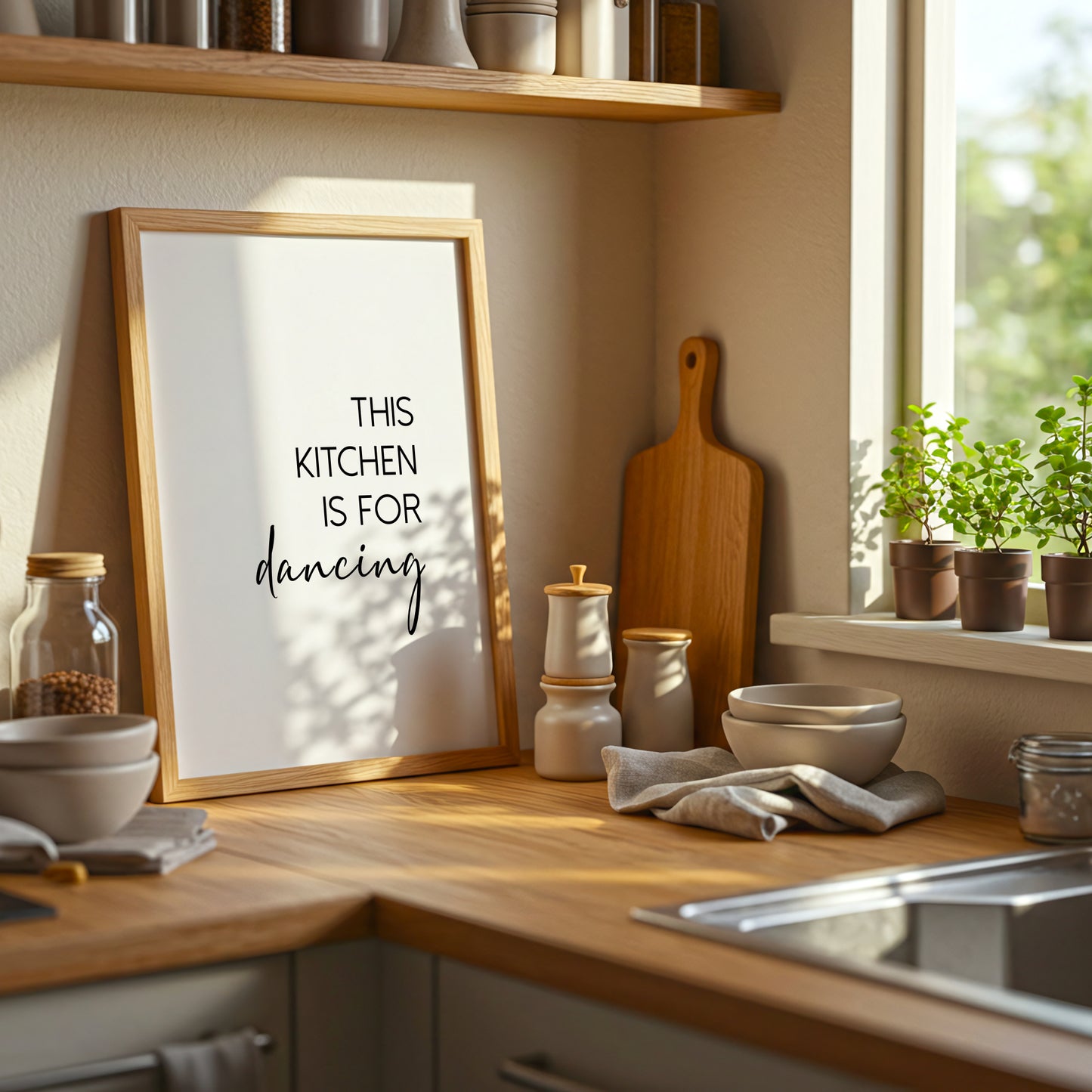 This Kitchen Is For Dancing Print